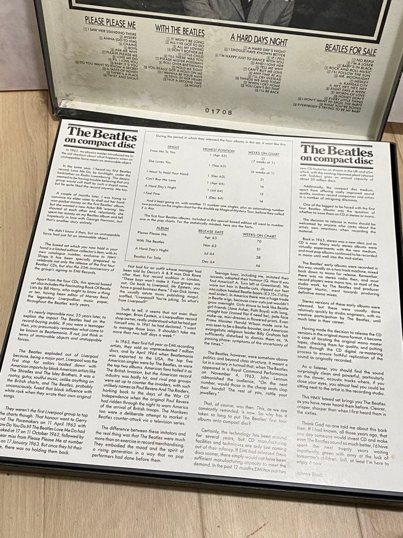 The Beatles 限定版コンパクトディスクセット