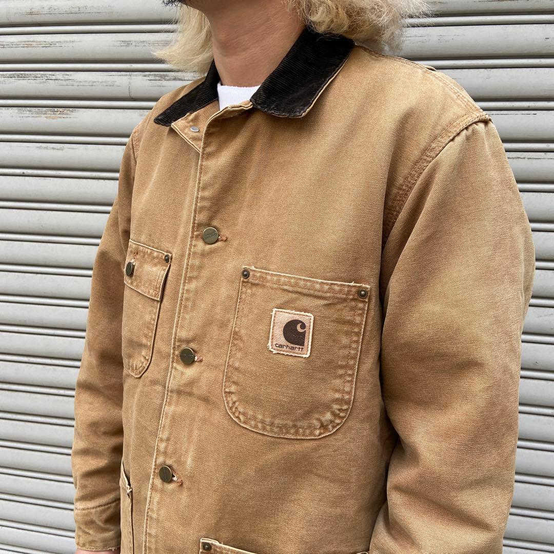 henachoco 00s☆カーハート☆ミシガンチョアコート☆カバーオール