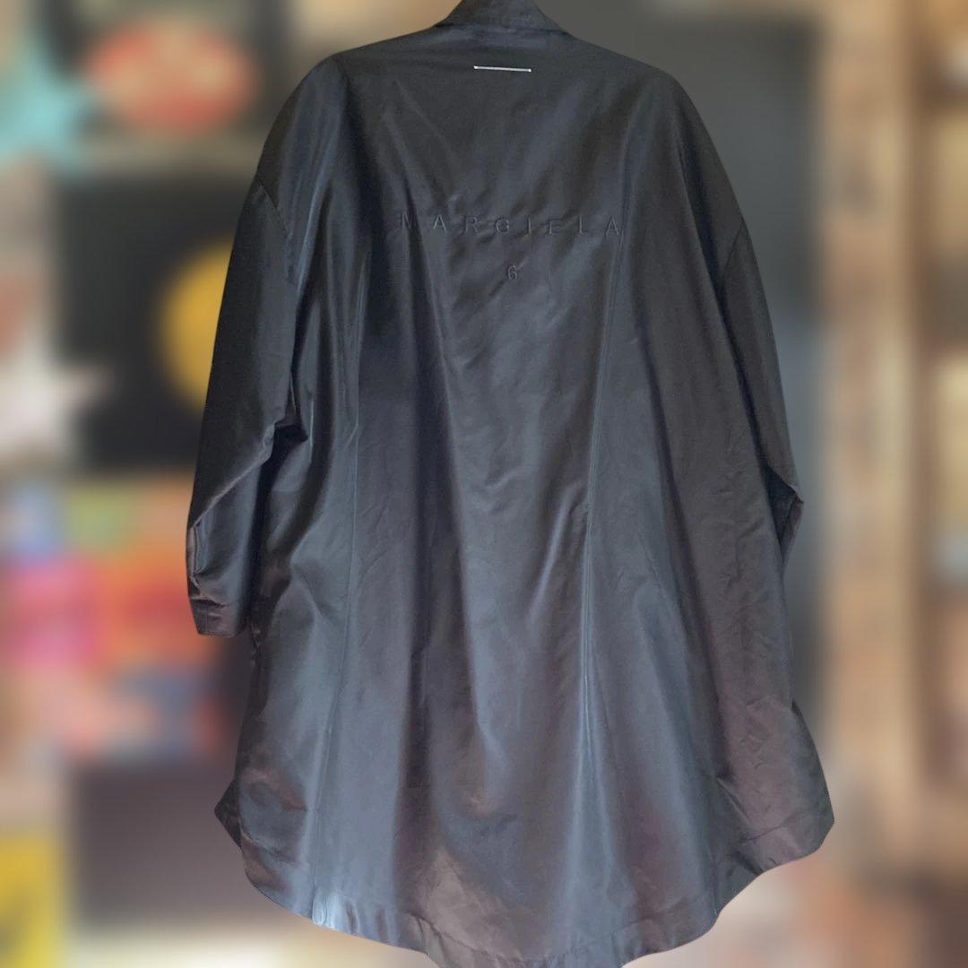 mm6マルジェラ ナイロンロゴ刺繍 コート　サイズ38