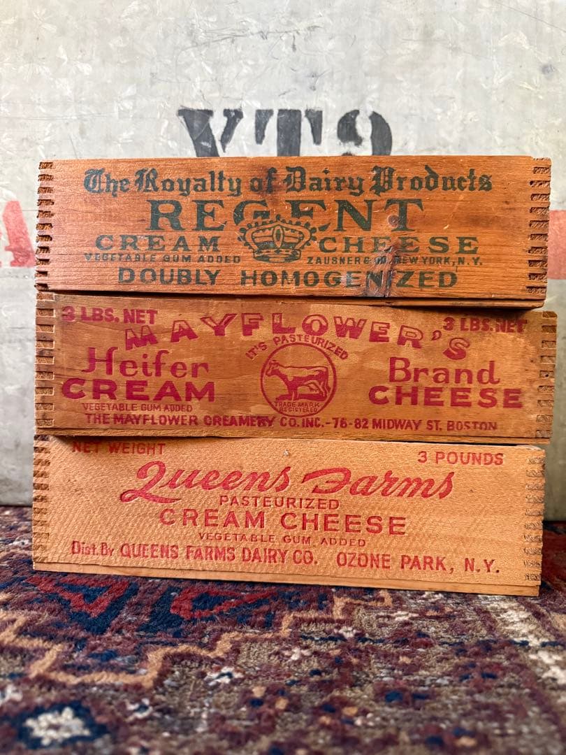 アンティーク雑貨 Vintage Cheese Box
