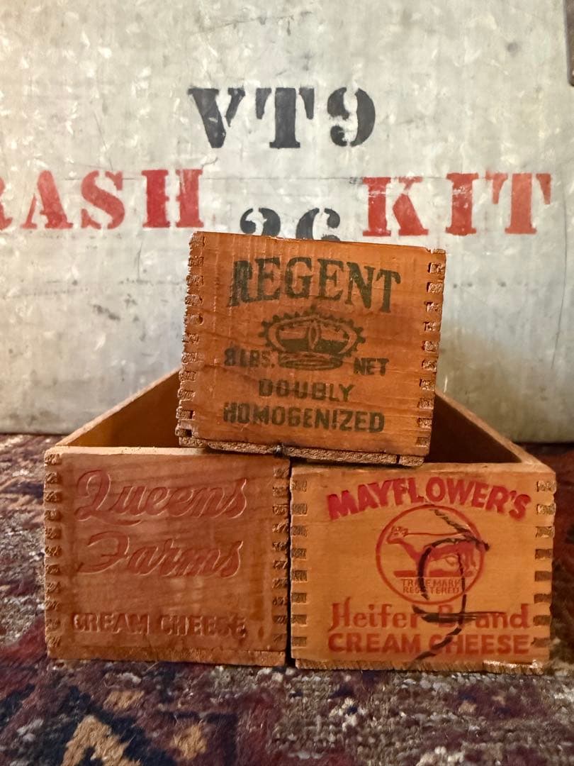 アンティーク雑貨 Vintage Cheese Box