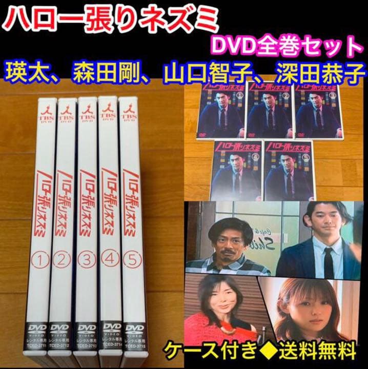 【送料無料】ハロー張りネズミ DVD全巻セット 瑛太 森田剛 山口智子 深田恭子