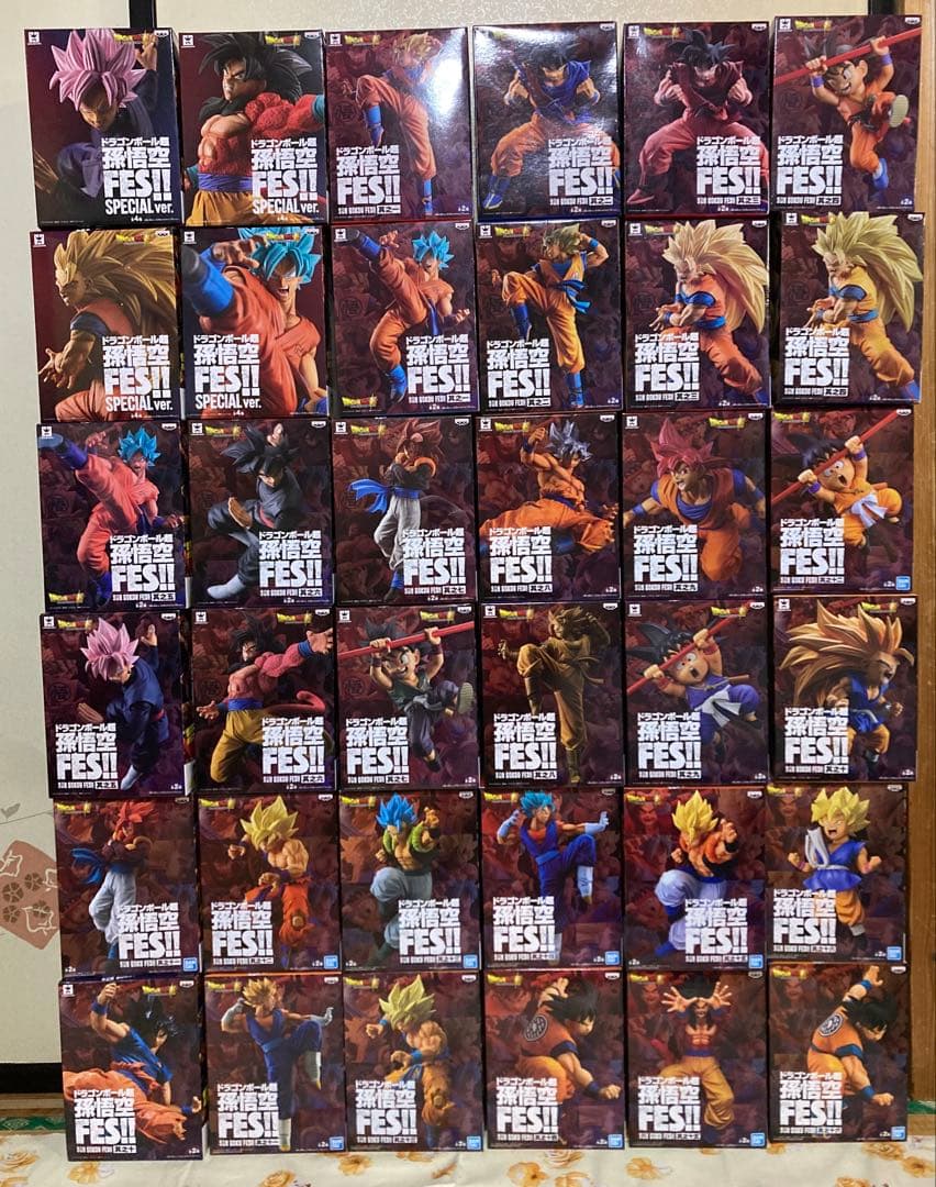 ドラゴンボール超孫悟空FES！！フィギュア36個