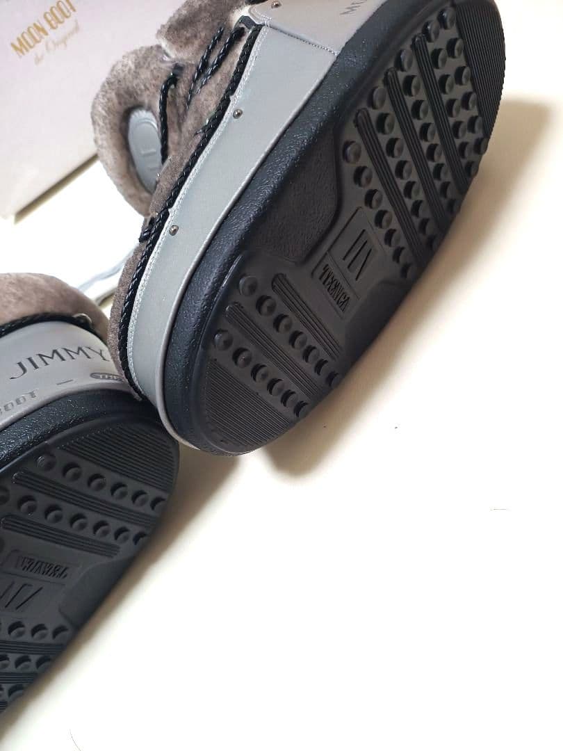 希少　JIMMY CHOO 厚底　シープスキン ムートン　 スノーブーツ