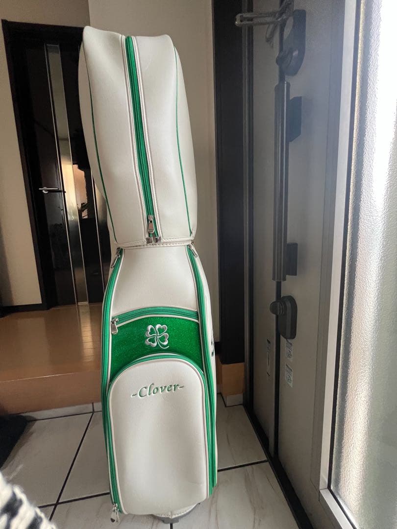 Fairy Golf キャディバッグ ホワイト/グリーン