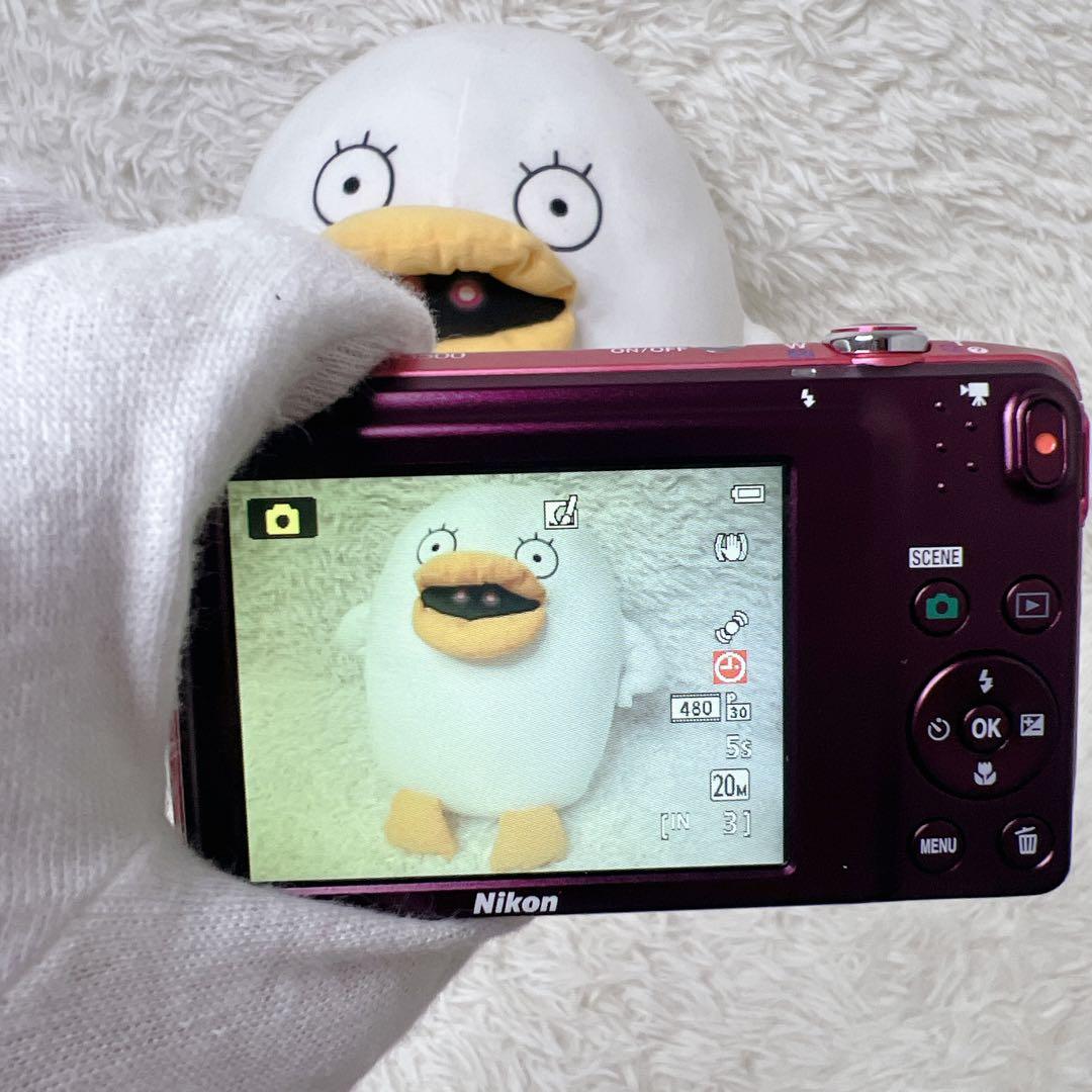 動作確認済✨Nikon COOLPIX S3500 ピンク デジカメ 付属品多数