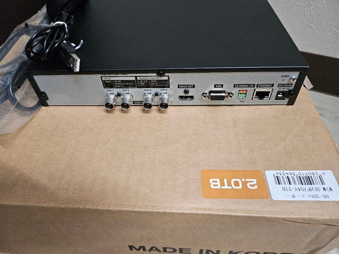 WTW-DEHP704Y　EX-SDI/HD-SDI対応デジタルビデオレコーダー