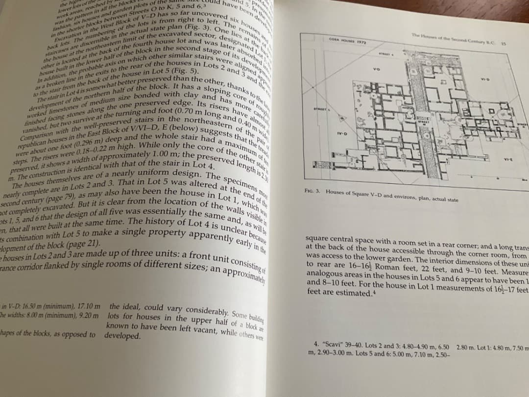 大型本　ローマ時代のCasa 家屋に関する専門書　英文　詳細は説明ご覧ください