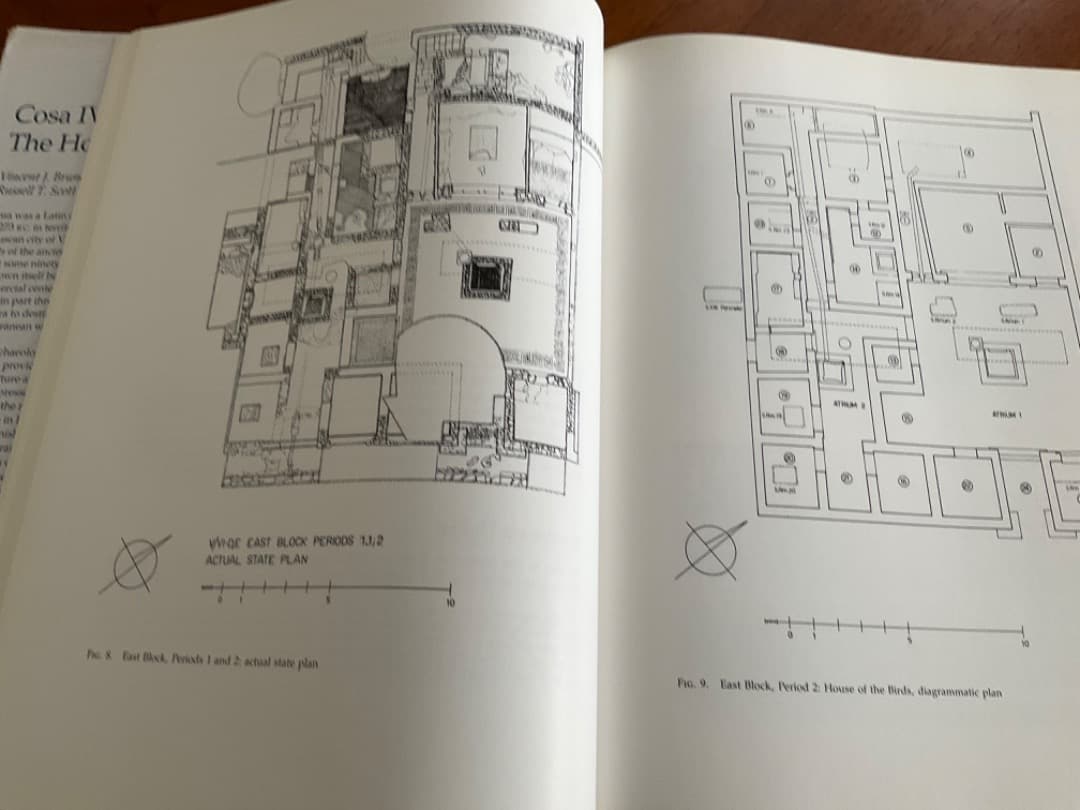大型本　ローマ時代のCasa 家屋に関する専門書　英文　詳細は説明ご覧ください