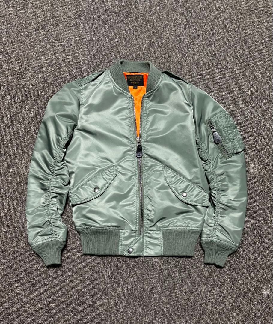 AVIREX L2B フライトジャケット Sサイズ アーチロゴ