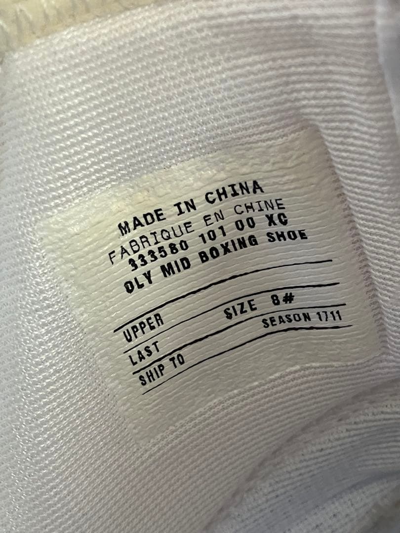 Nike ボクシングシューズ ホワイト