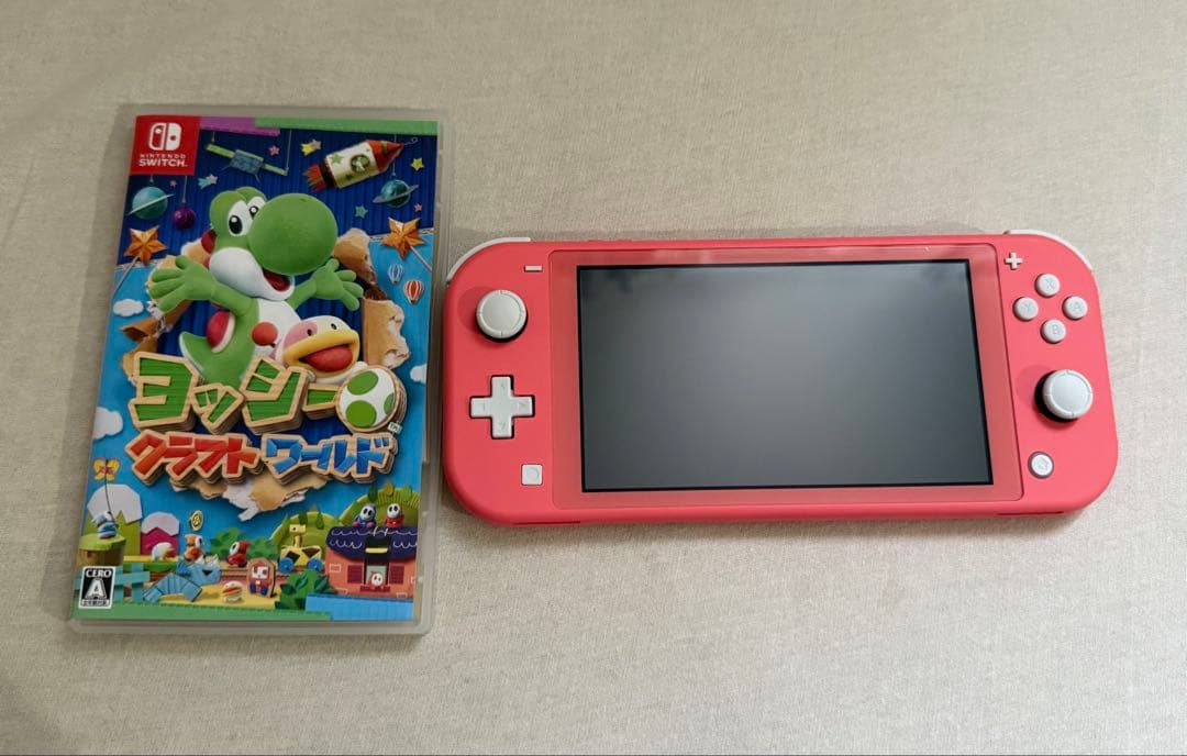 Nintendo Switch Lite ピンク本体+ソフト+ケース