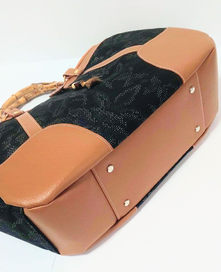 おくらちゃん♪大島紬2wayチューリップバッグ