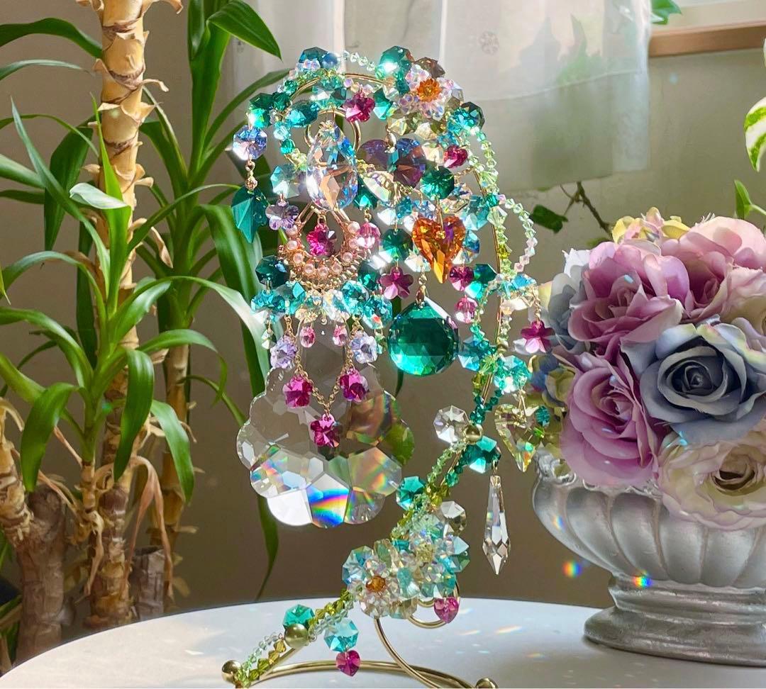 サンキャッチャー スワロフスキー アラベスク89mmクリスタル