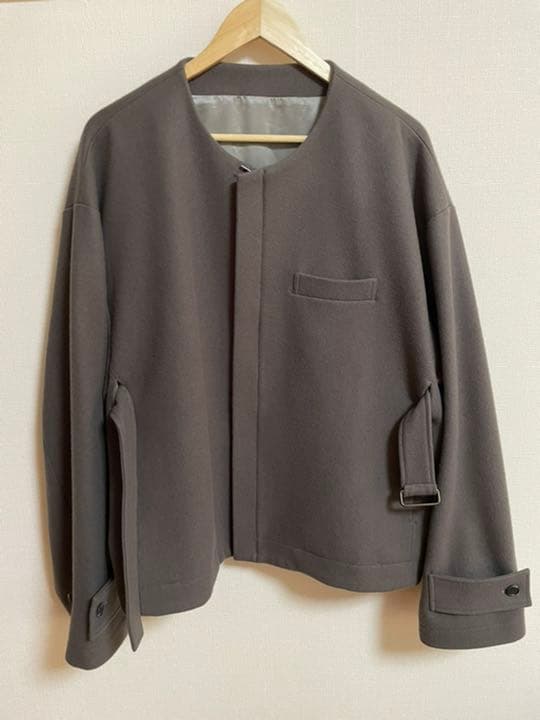 ジャケット・アウター stein 20AW NO COLLAR BELTED JACKET M