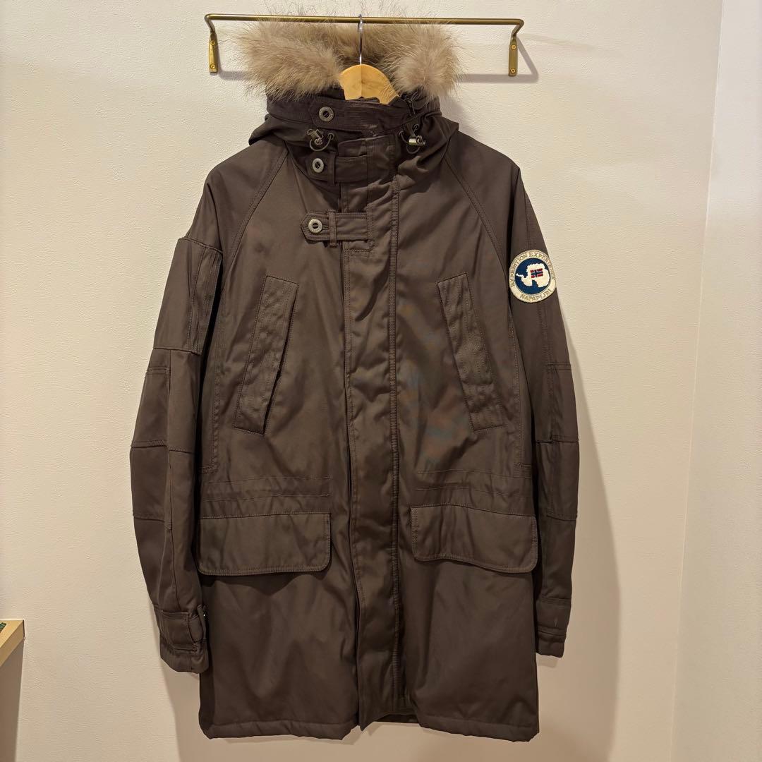 まつん　NAPAPIJRIミリタリージャケット ファーナパピリモッズコート