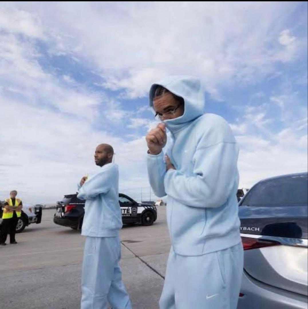 Nike NOCTA ライトブルー セットアップ Sサイズ