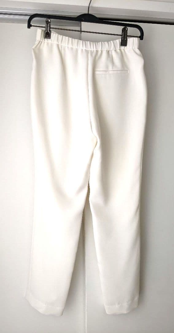 【極美品】Theory　セオリー　 トレッカ　プルオン　パンツ　ホワイト　S