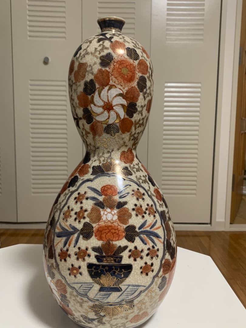 中国美術　伊万里焼の陶器／銘あり伊万里 明治　古玩 年代品　骨董　稀少