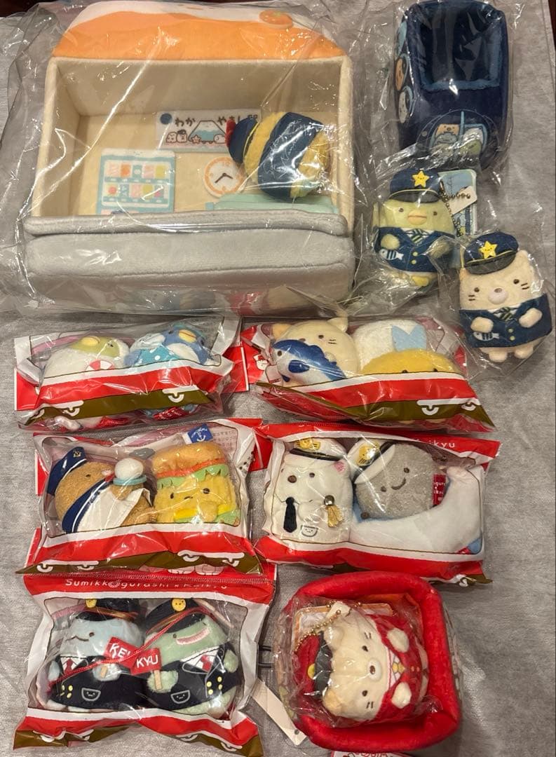 すみっコぐらし 京急電車てのりぬいぐるみ 10種類 南海電車　セット