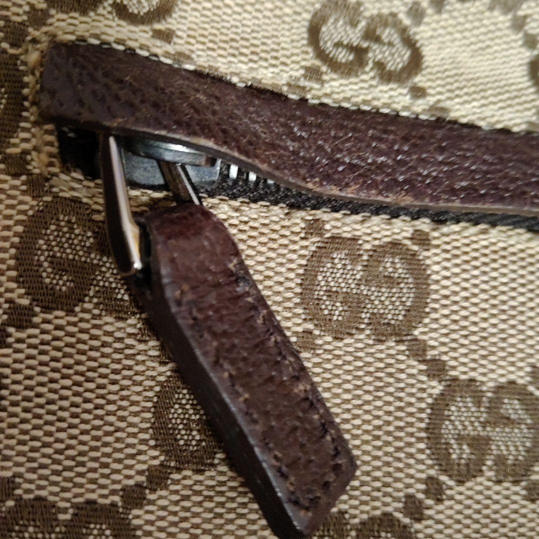 グッチ　ロゴ型押し　GGキャンバス 　ウエストポーチ