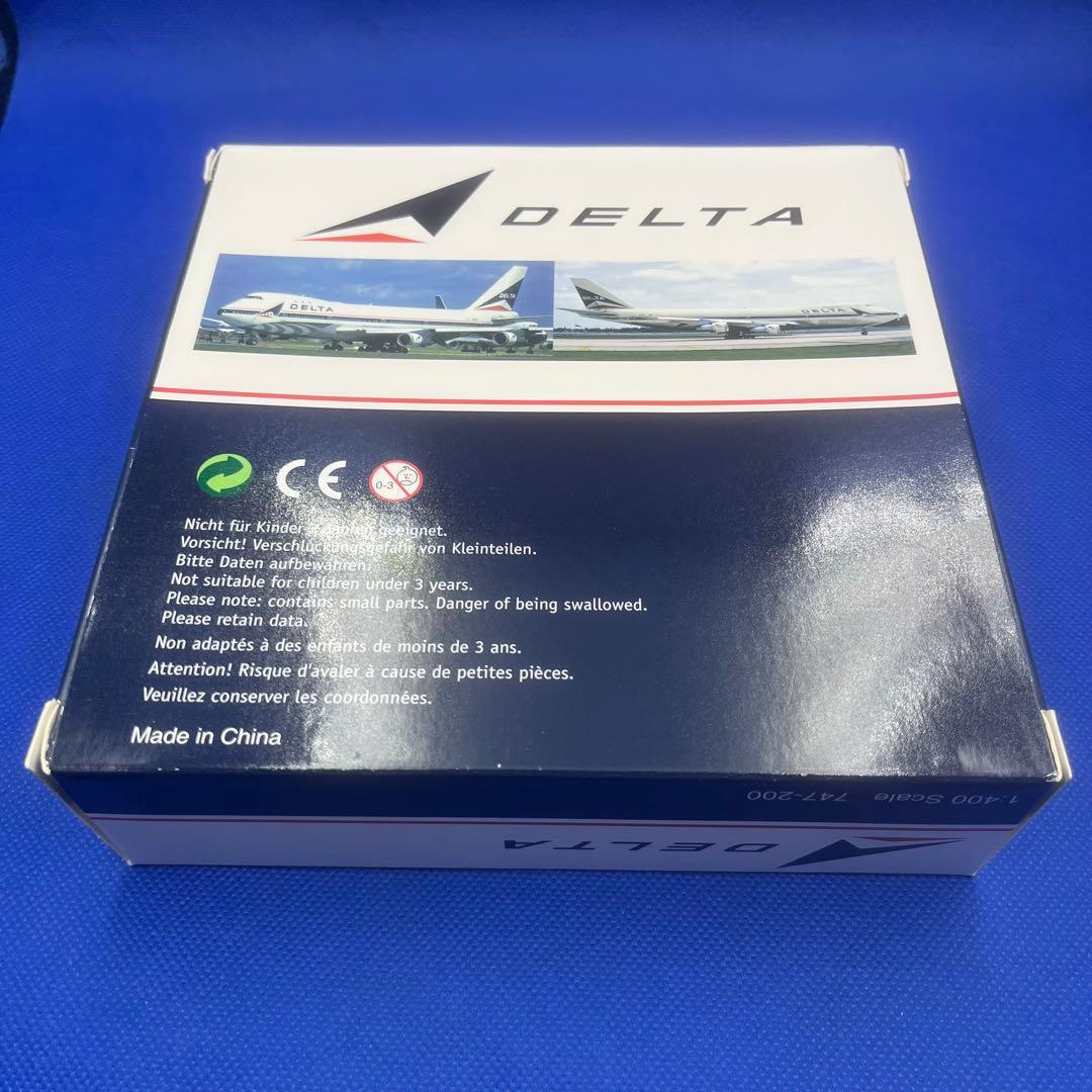 DELTA デルタ航空 747-100 N9898 1/400 モデル