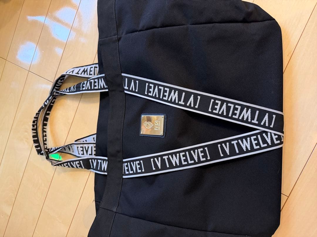VTWELVE ブラック トートバッグ