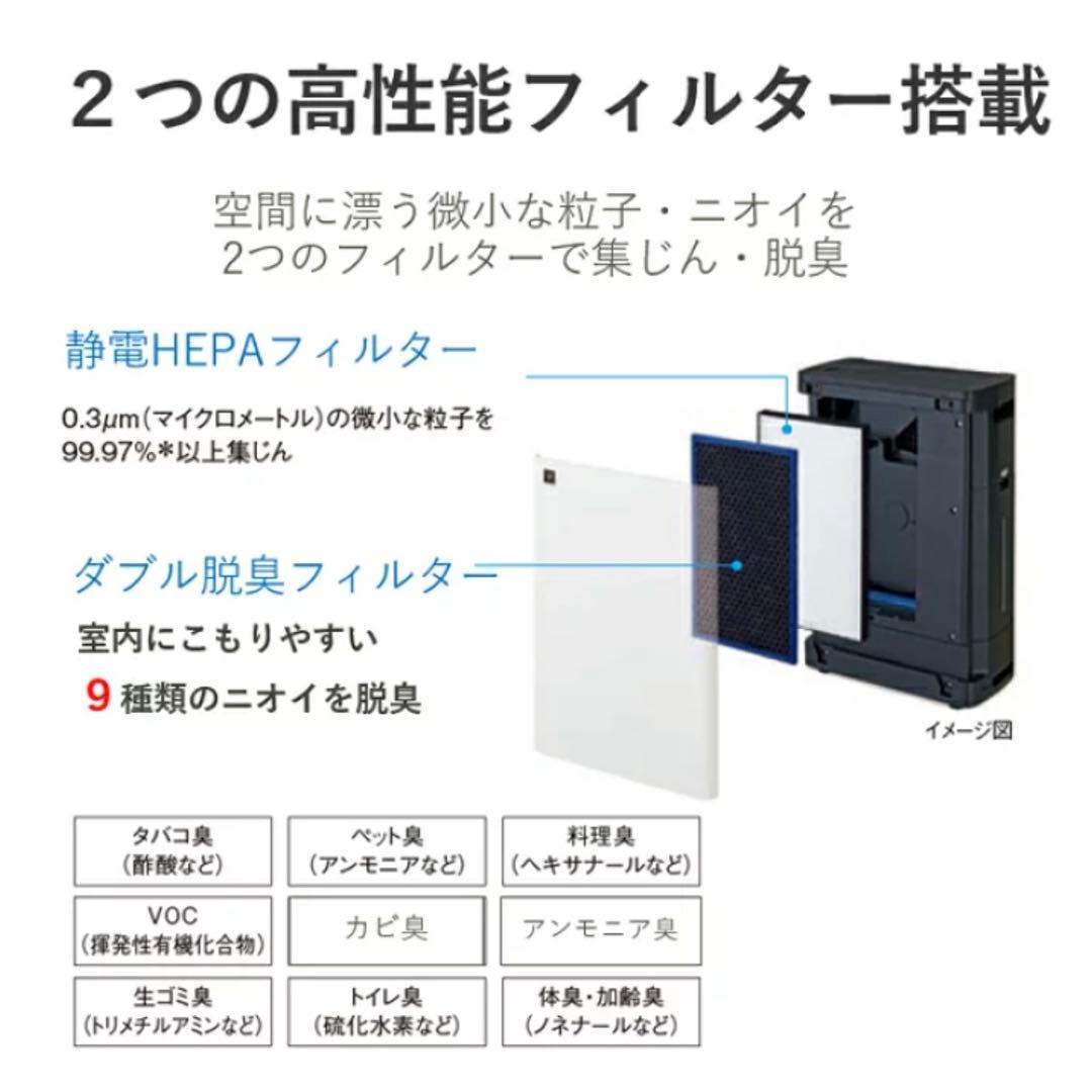 シャープ　プラズマクラスター　加湿空気清浄機「KC-M511-W」　ホワイト