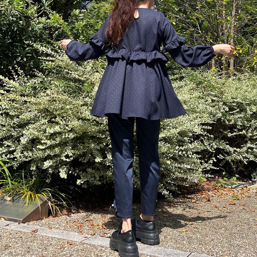 SONO ❤︎ リズミカルDOTチュニックブラウス