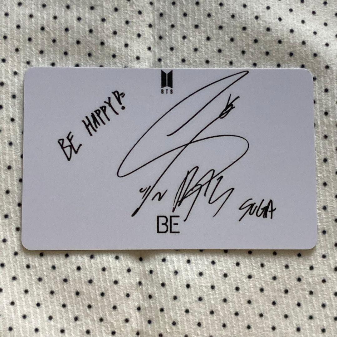 BTS 韓国 限定 BE 未公開 ユンギ SUGA ラキドロ トレカ