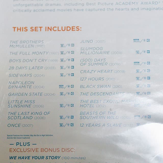 フォックスサーチライトピクチャーズ20周年記念コレクションブルーレイ