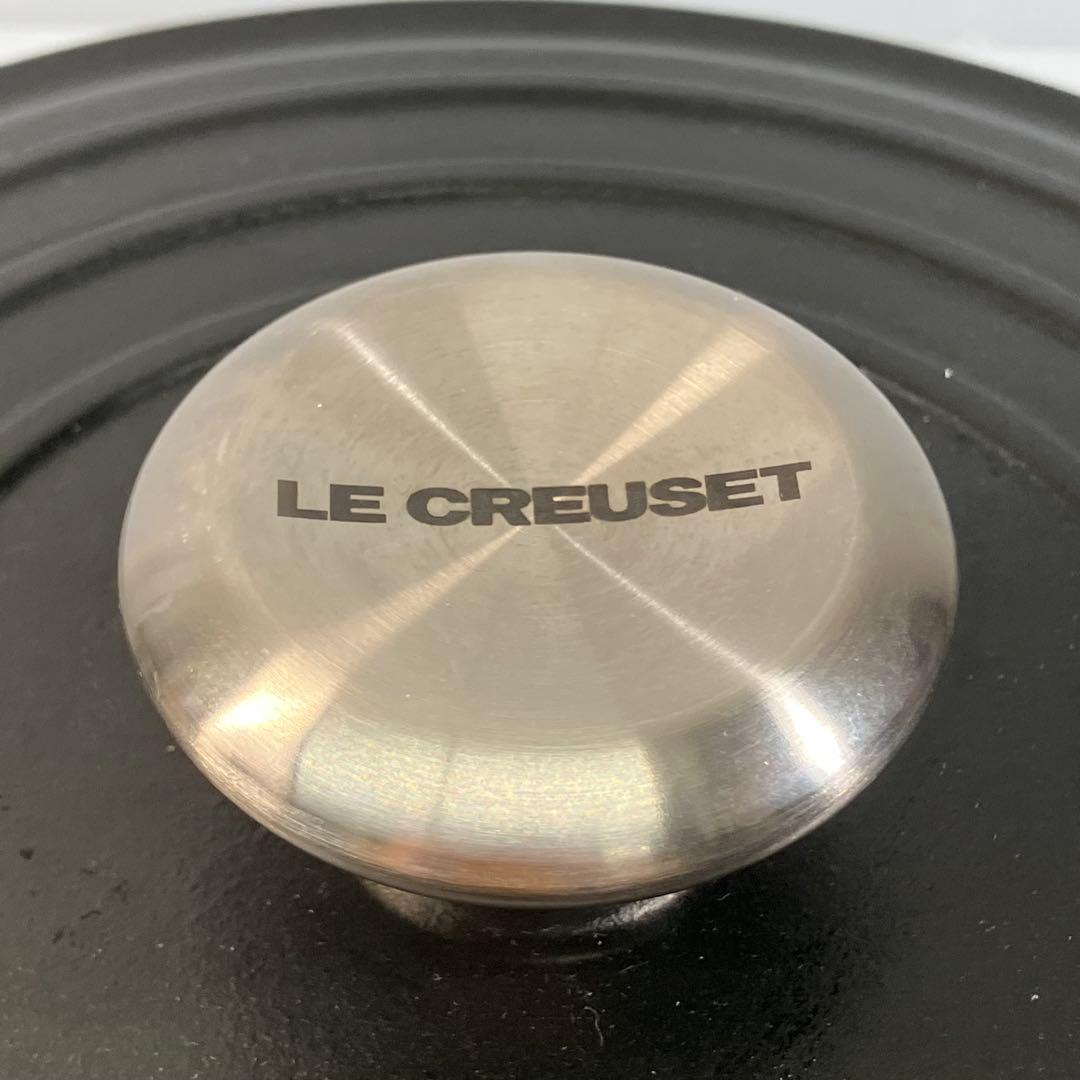 【LE CREUSET/ル・クルーゼ】ココット・ロンド 24㎝　マットブラック