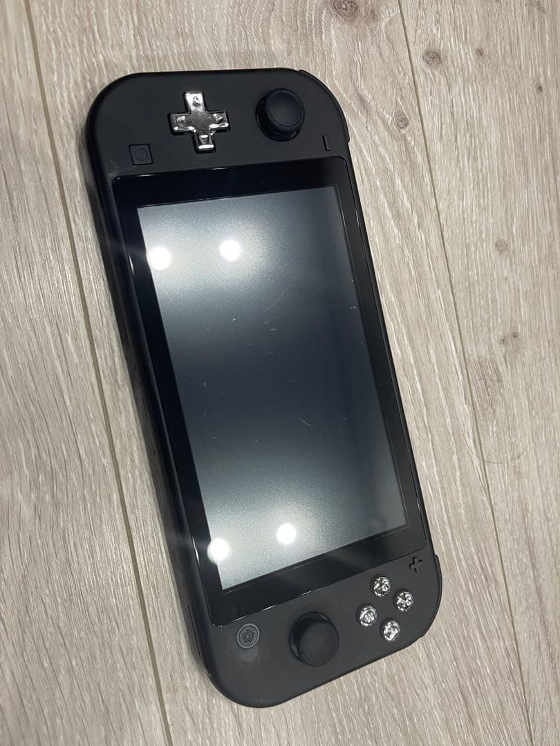 【カスタムカラー】 Switch Lite 本体　マッドブラック×シルバー