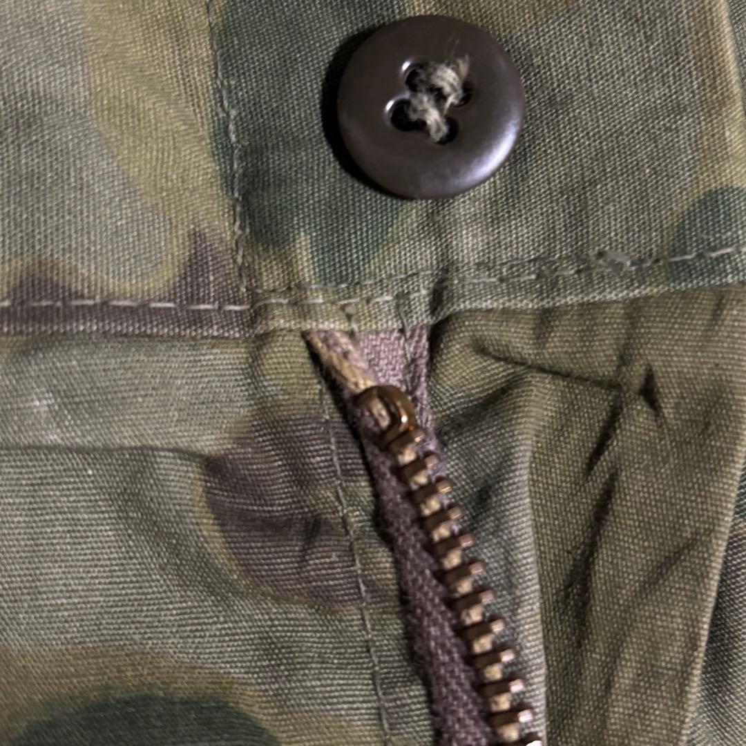 40s 50s ダックハンターカモ　ベイカーパンツ　usa製 ミリタリー　コの字