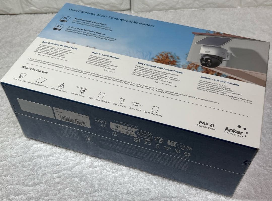 Anker eufy Security SoloCam S340 防犯カメラ b