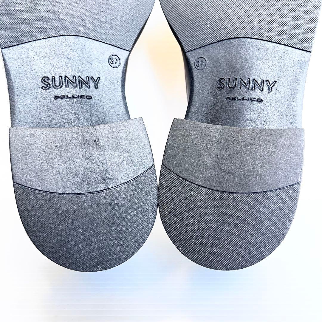 極美品✨ ペリーコサニー ビットローファー 黒 レザー 24cm イタリア製