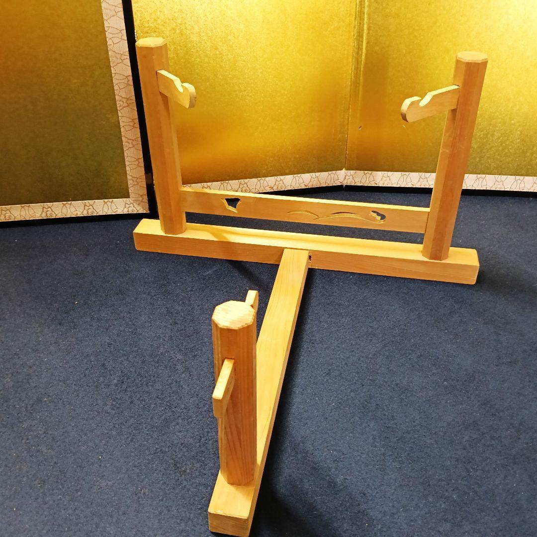 タカユウ和太鼓 台座透かし彫 組み立 和楽器 打楽径36cm 良音AJ81