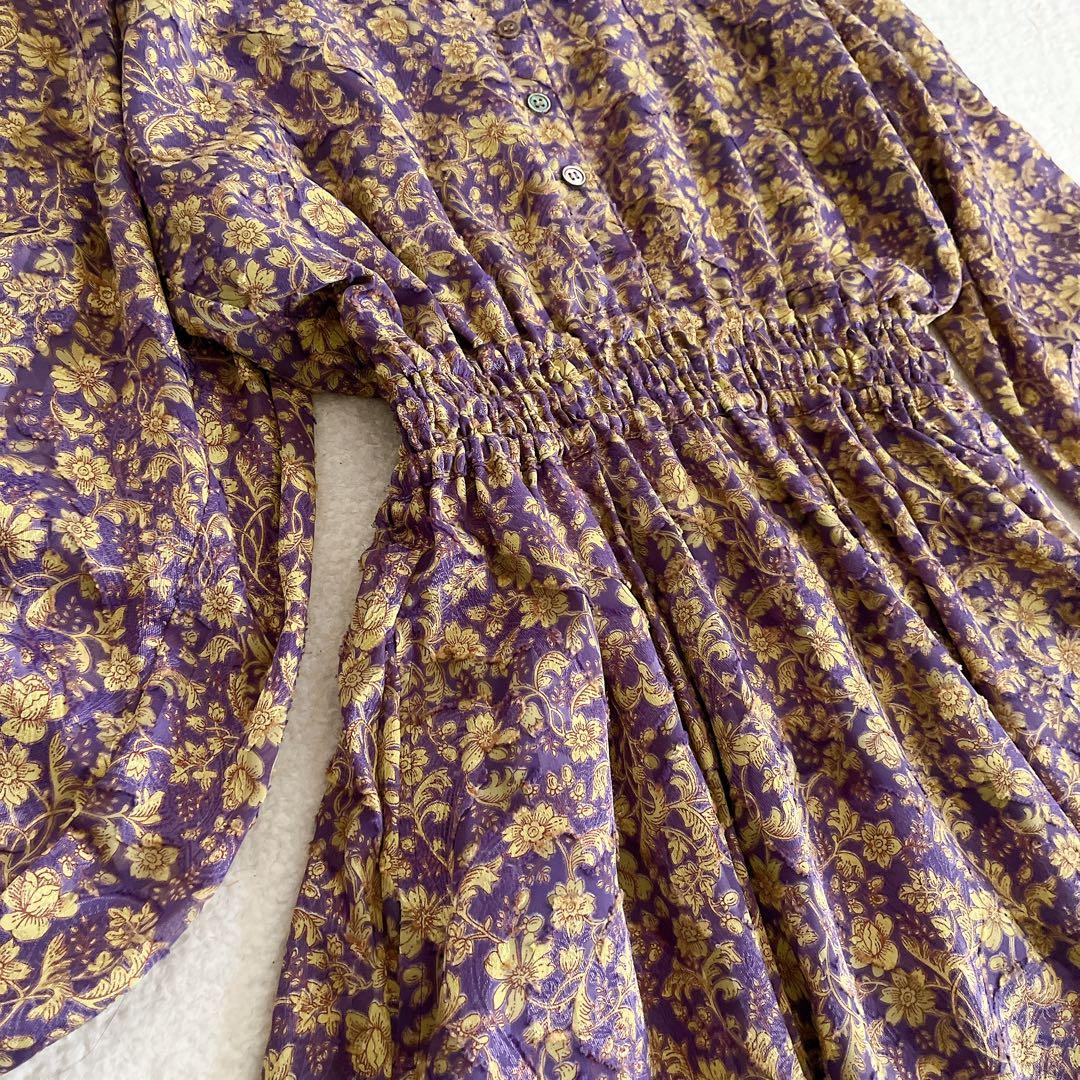 intimite アンティミテ カット ジャガード プリント ワンピース 総柄