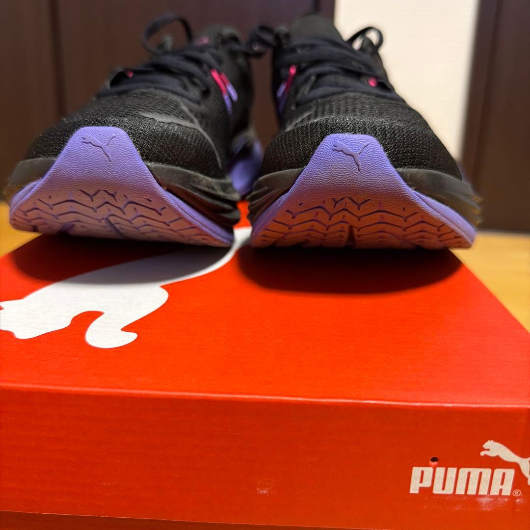 PUMA NITRO スニーカー ブラック/パープル 26