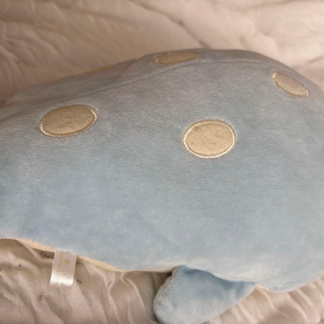 希少　まめゴマ　水色(あまゴマ) ぬいぐるみ