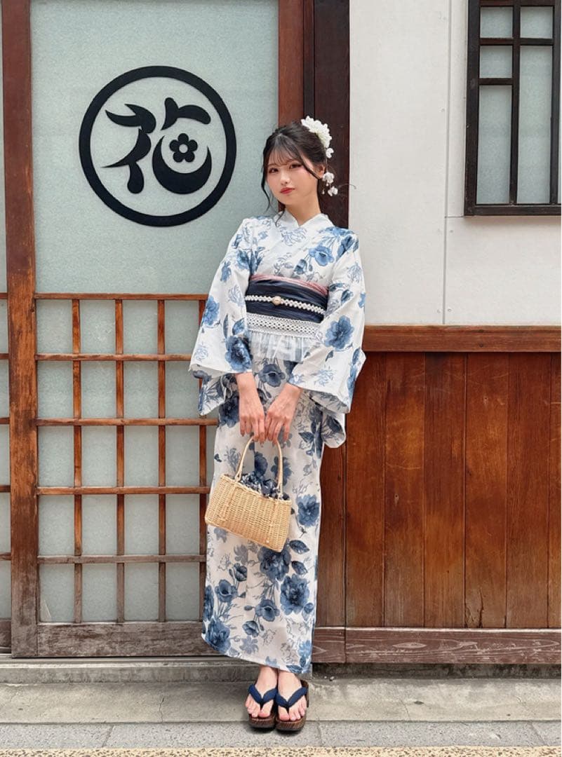 【匿名配送】 GRL 浴衣 パールベルト セット