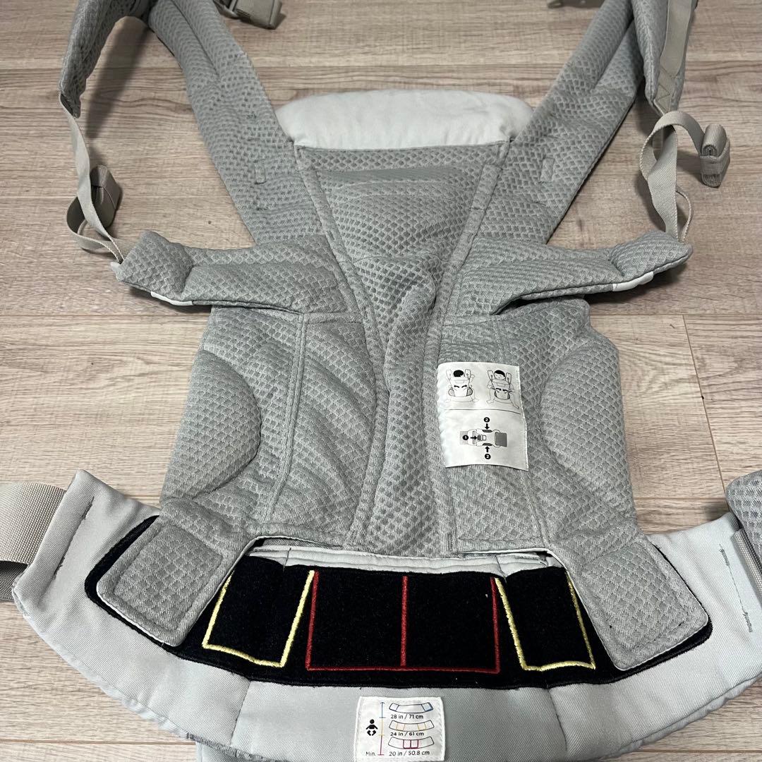 【美品】エルゴベビー　オムニブリーズ　抱っこ紐　パールグレー