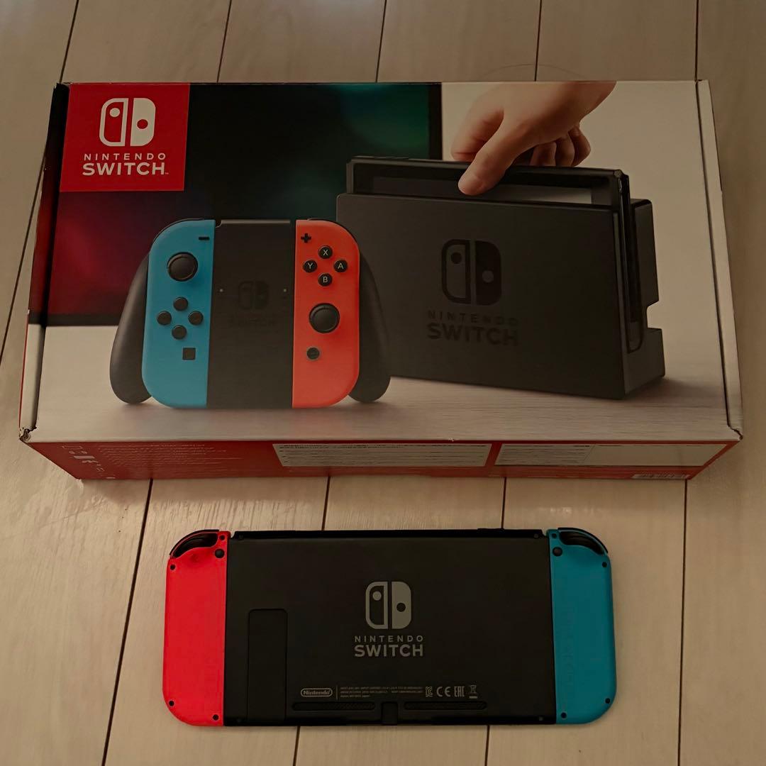 菜*！様 Nintendo Switch 赤/青 本体セット