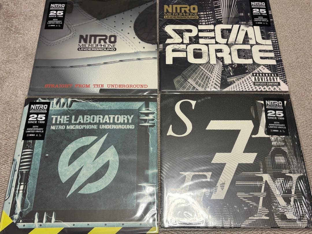 NITRO MICROPHONE UNDERGROUND◾️レコード4枚◾️新品同様