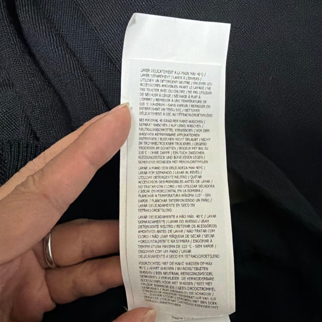 【新品】STONE ストーンアイランド　タートルニット　黒