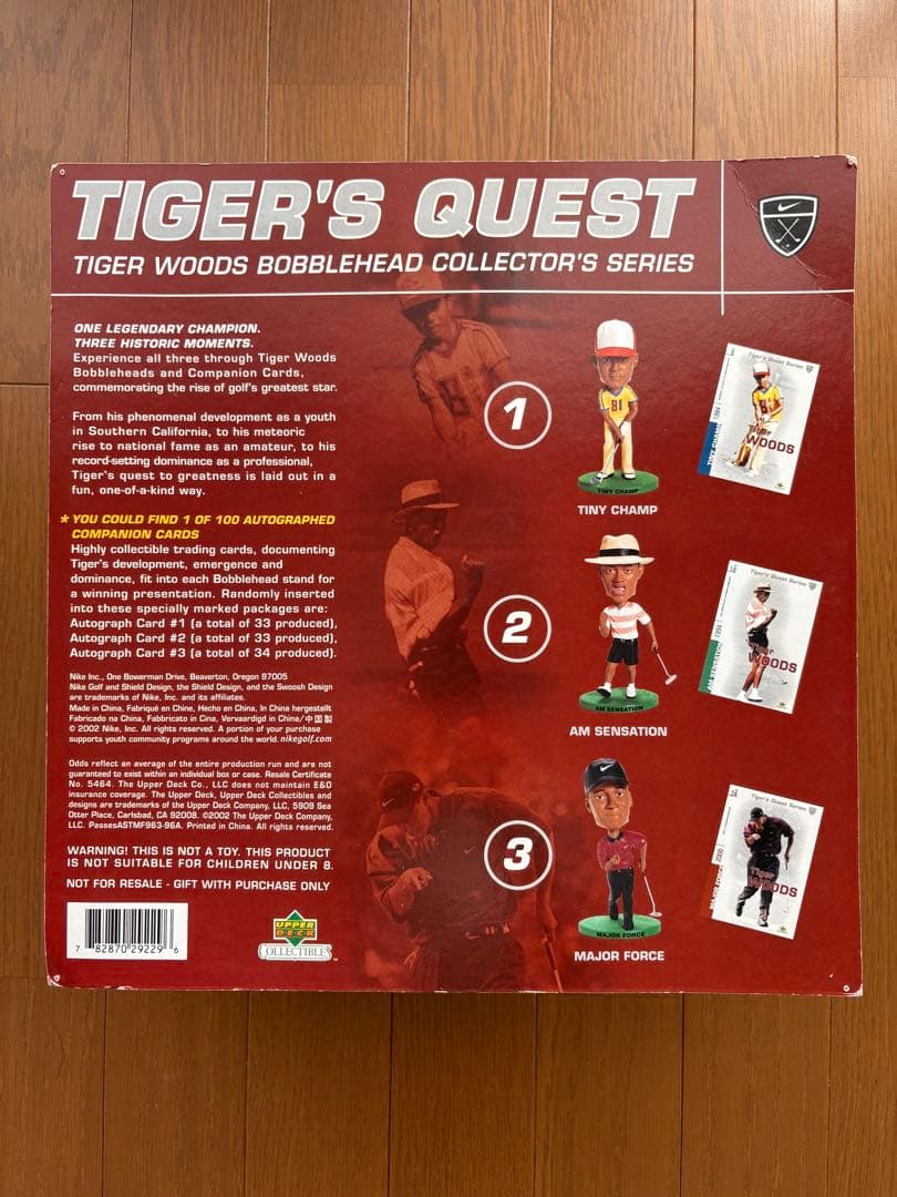 タイガーウッズ　バブルヘッド　フィギュア　2000年