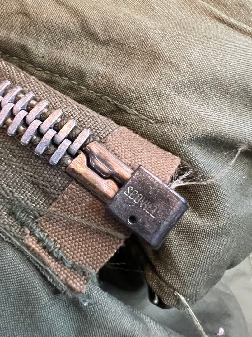 スペシャルビンテージ 70s M-65 XS アルミジップ コヨーテファー