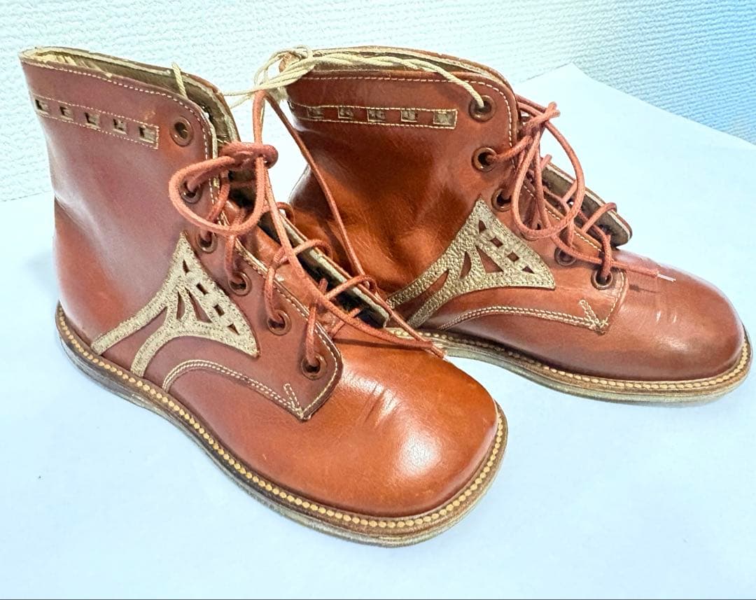 アンティークベビーブーツ二足 1930s Antique Baby Boots