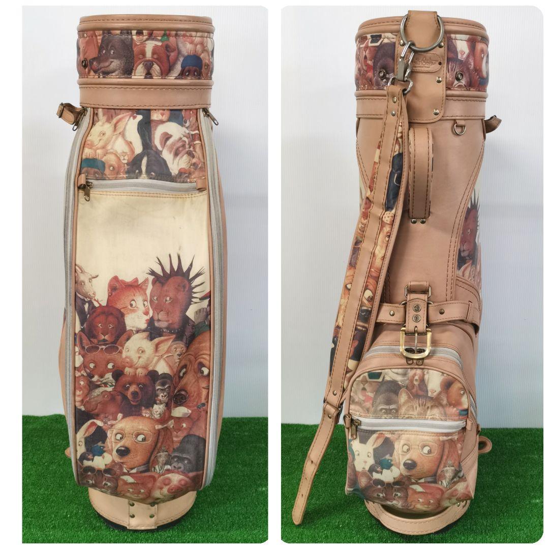KUNIO COLLECTION☆キャディバッグ☆ゴルフバッグ☆アニマル柄