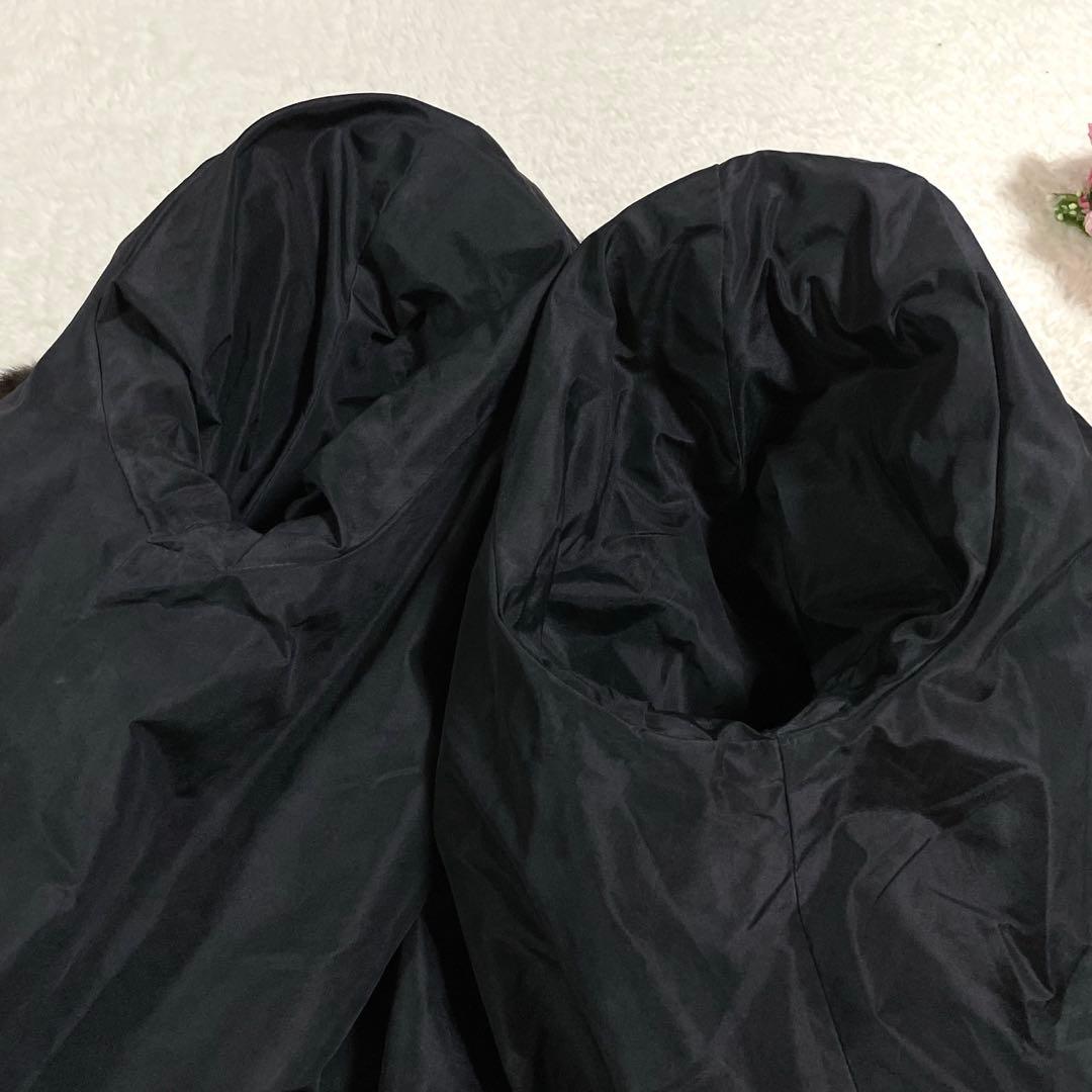 着丈約100cm ロシアリス リバーシブル ファーコート ロング なめし柔らか